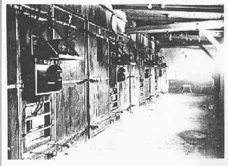 Hot air disinfestation in Birkenau