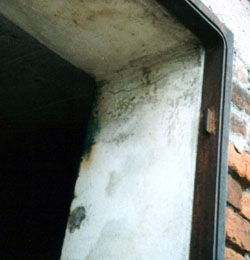 Frame of door of the north-east gas chamber