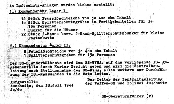Aktenvermerk of Jothann of 28 June 1944